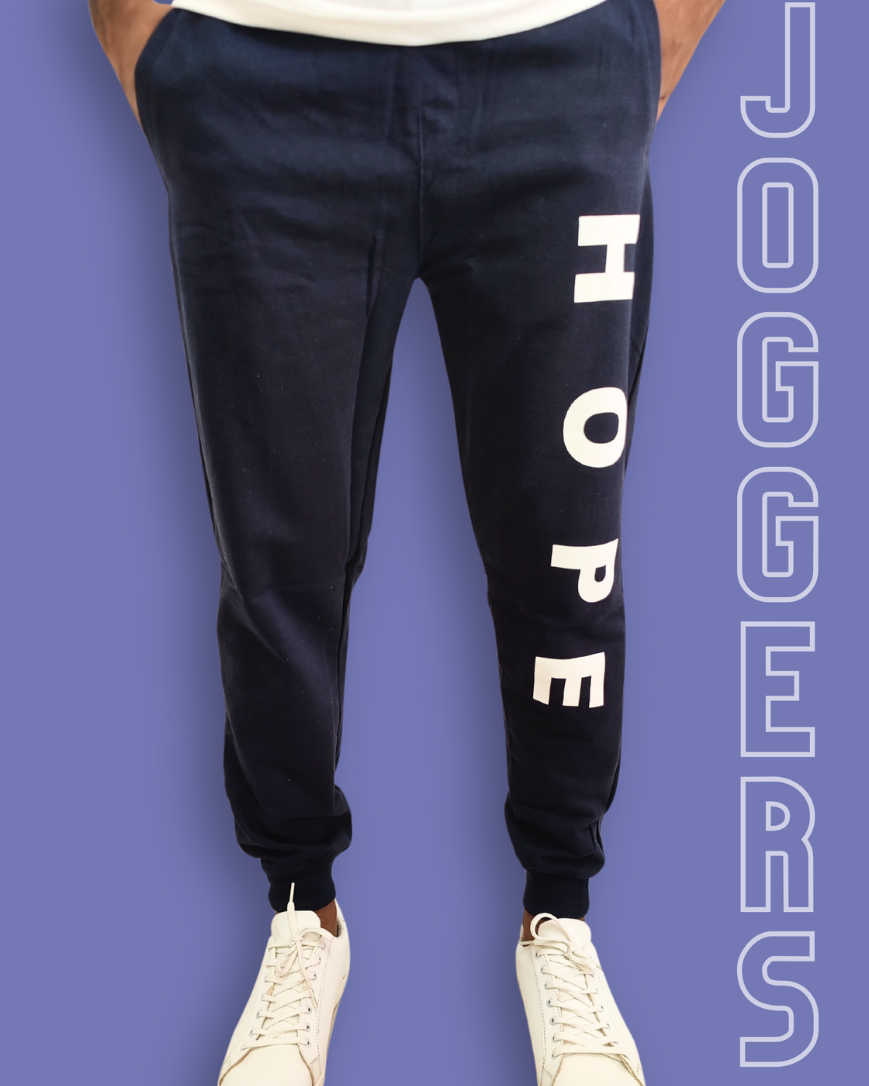 HOPE Printed Navy Blue Jogger