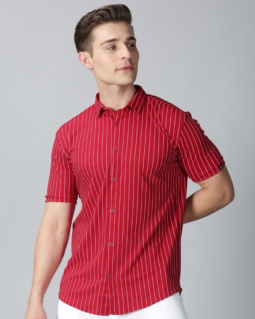 Red Stripes Shirt