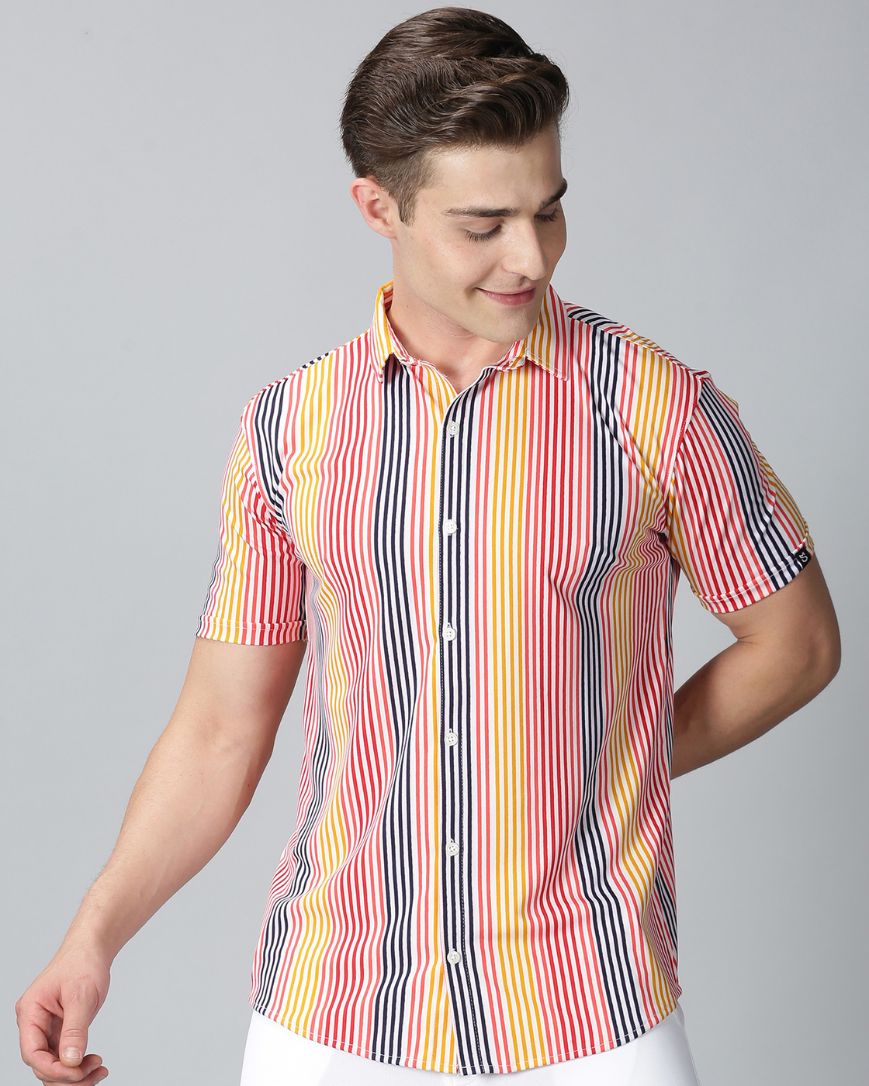 Multi Colour Stripes Shirt