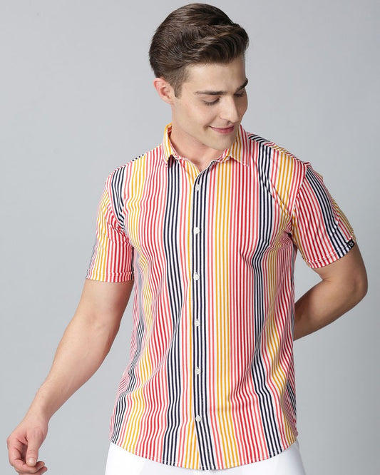 Multi Colour Stripes Shirt