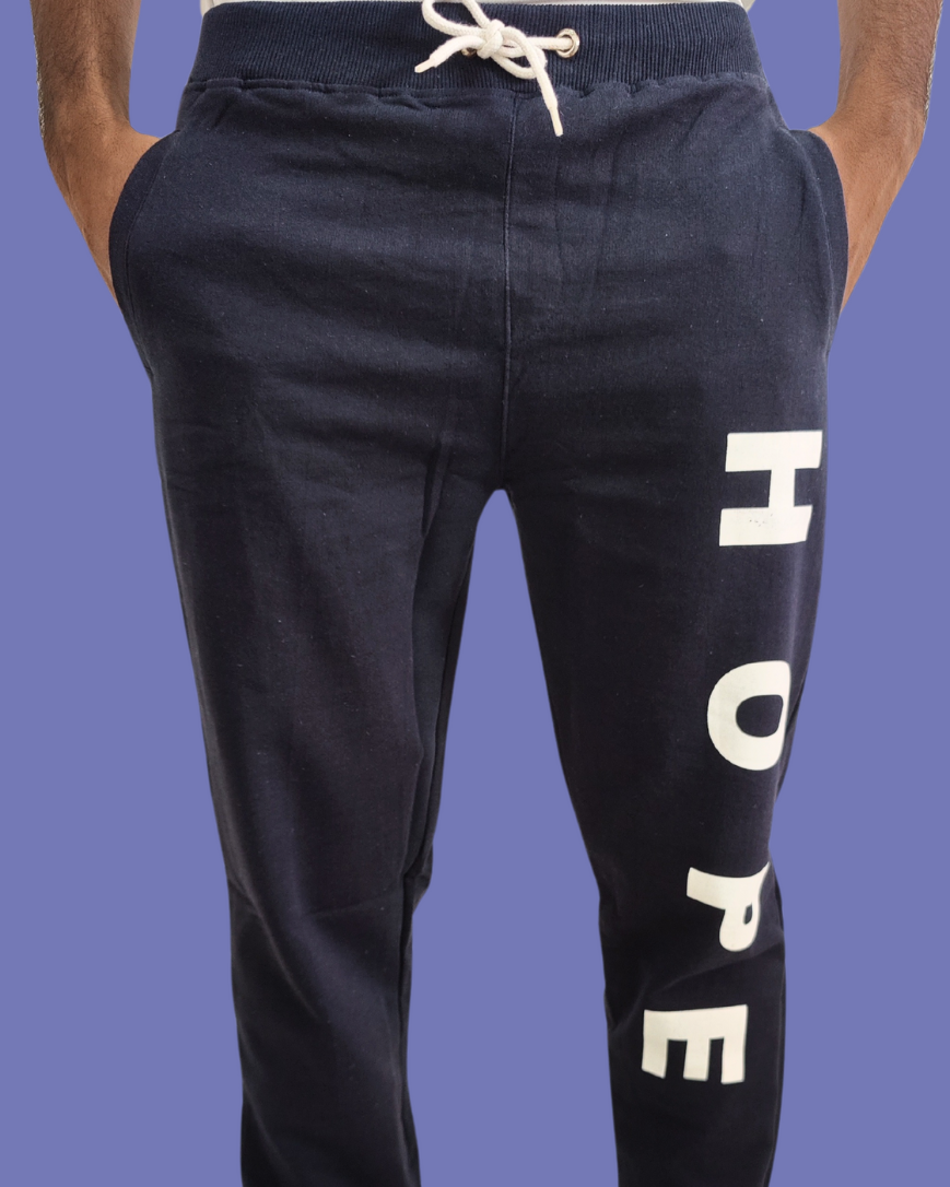 HOPE Printed Navy Blue Jogger