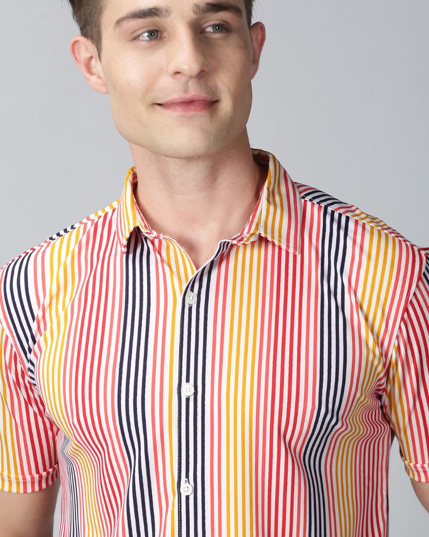 Multi Colour Stripes Shirt