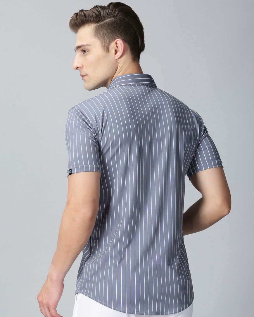 Grey Stripes Shirt