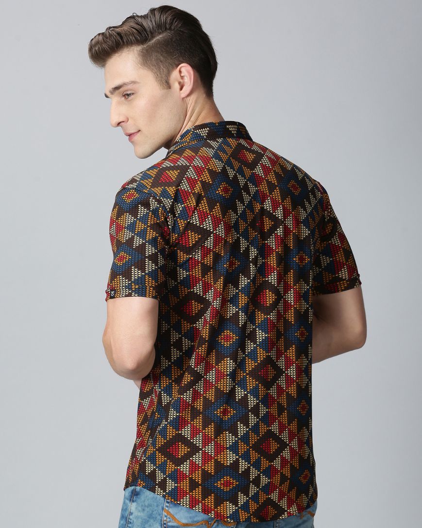 Color Full Triangle Printed Shirt