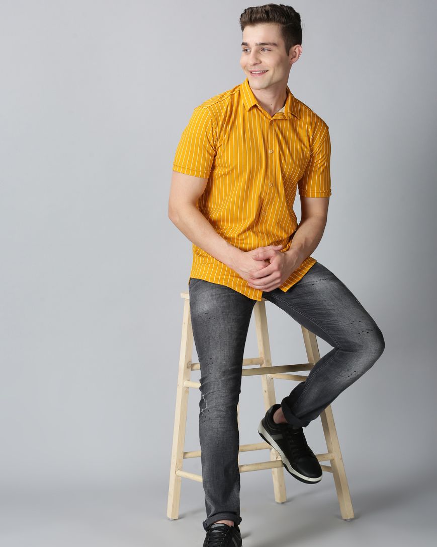 Yellow Stripes Shirt