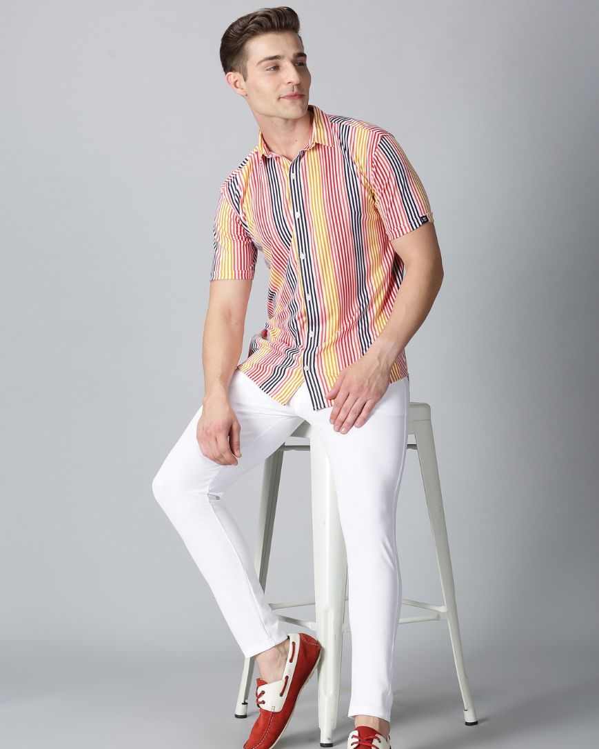 Multi Colour Stripes Shirt