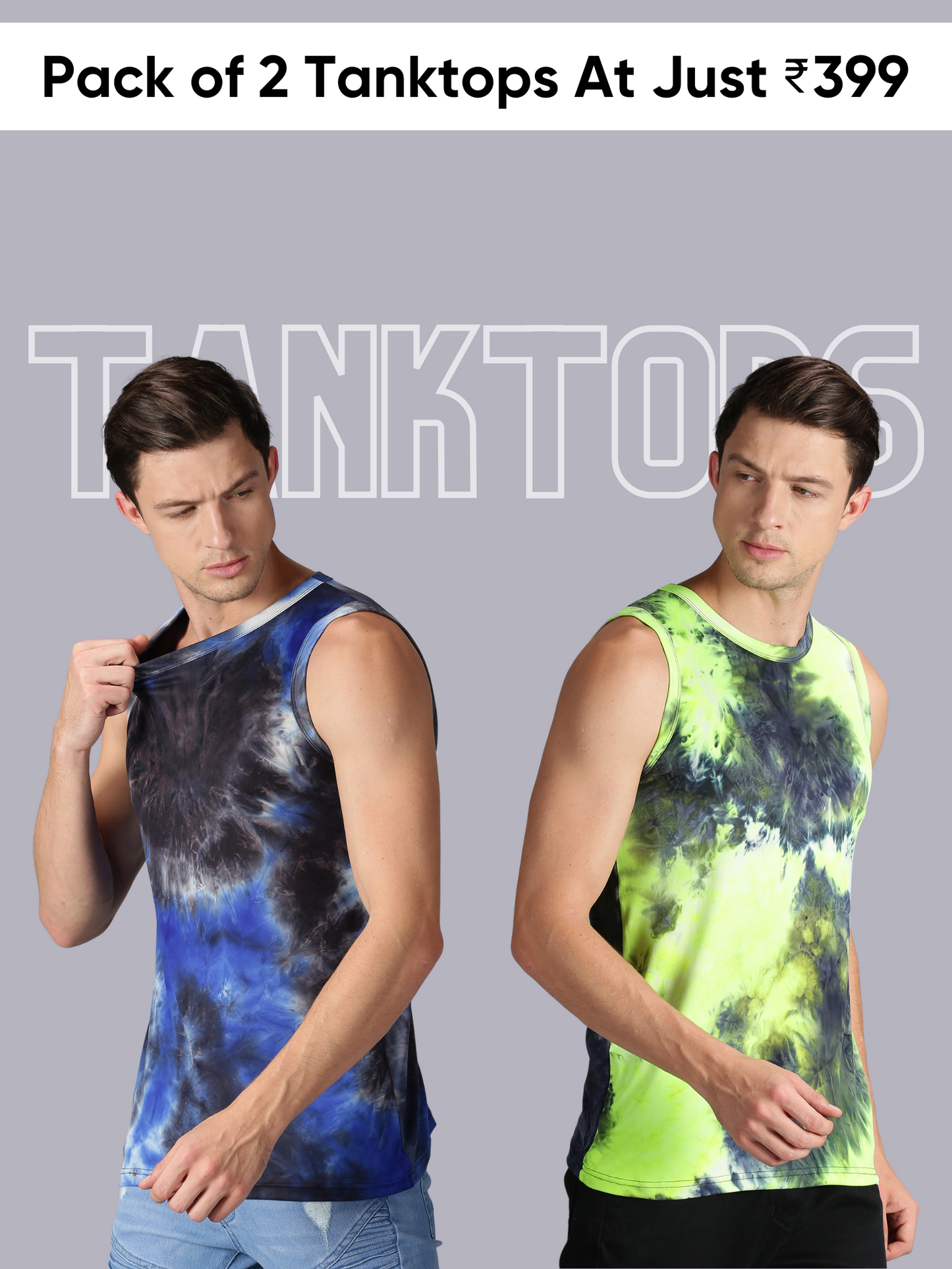 Tie & Dye Tanktop (Pack of 2)