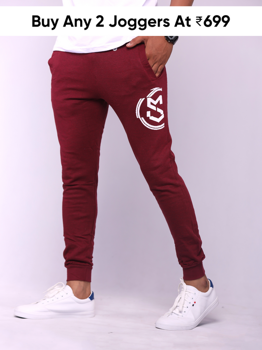 Maroon Selfmade Joggers