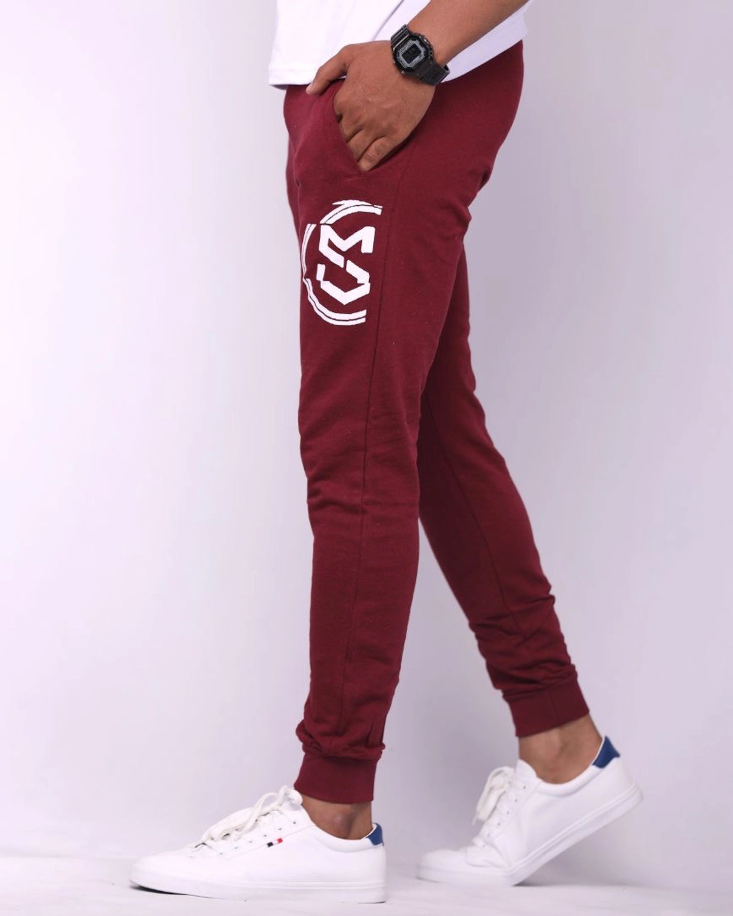 Maroon Selfmade Joggers